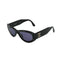 VINTAGE CHANEL COCOMARK SUNGLASSES BLACK SILVER EYEWEAR 90340544