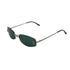 VINTAGE CHANEL COCOMARK SUNGLASSES BLACK SILVER EYEWEAR 90327316