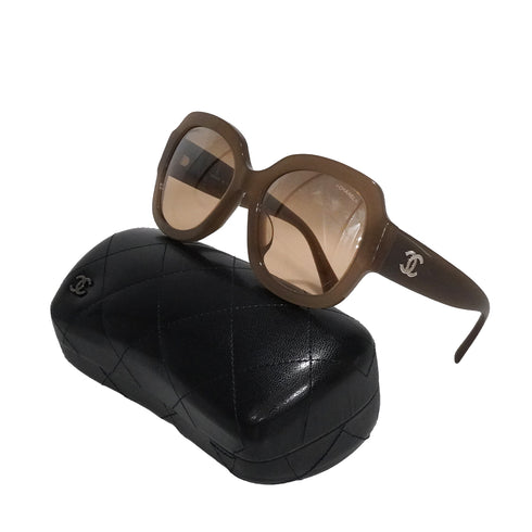 VINTAGE CHANEL COCOMARK SUNGLASSES BROWN EYEWEAR 90338768