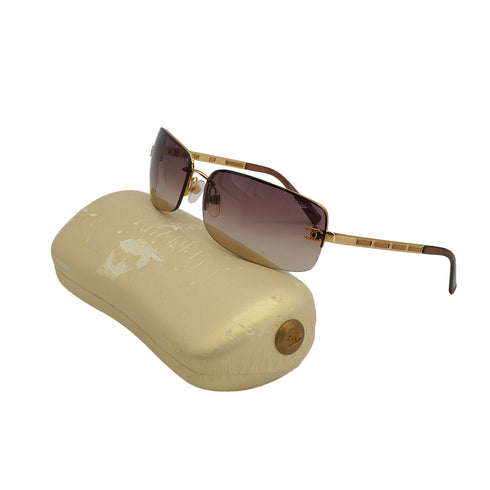 VINTAGE CHANEL COCOMARK SUNGLASSES BROWN EYEWEAR 90327865