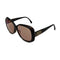 VINTAGE CHANEL COCOMARK SUNGLASSES CAMELLIA TORTOISESHELL PATTERN BROWN EYEWEAR 90321109