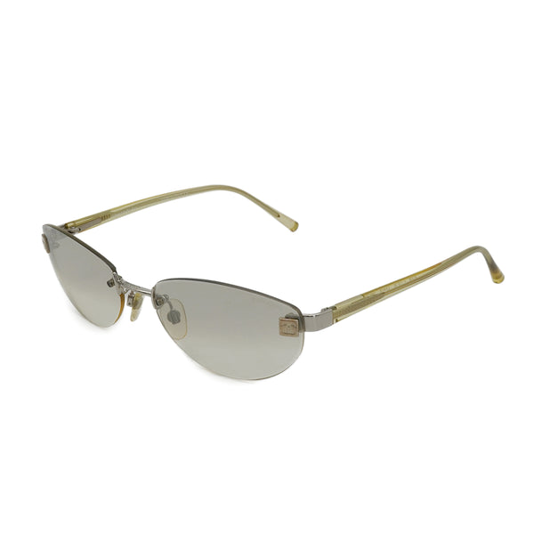 VINTAGE CHANEL COCOMARK SUNGLASSES GOLD EYEWEAR 90331823