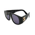 VINTAGE CHANEL COCOMARK SUNGLASSES MATELASSE BLACK EYEWEAR 90326623