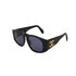 VINTAGE CHANEL COCOMARK SUNGLASSES MATELASSE BLACK EYEWEAR 90332935
