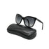 VINTAGE CHANEL COCOMARK SUNGLASSES MATELASSE BLACK EYEWEAR 90331688
