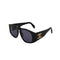 VINTAGE CHANEL COCOMARK SUNGLASSES MATELASSE BLACK EYEWEAR 90331869