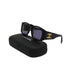 VINTAGE CHANEL COCOMARK SUNGLASSES MATELASSE BLACK EYEWEAR 90331869