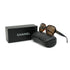 VINTAGE CHANEL COCOMARK SUNGLASSES MATELASSE TORTOISESHELL BROWN EYEWEAR 90340163
