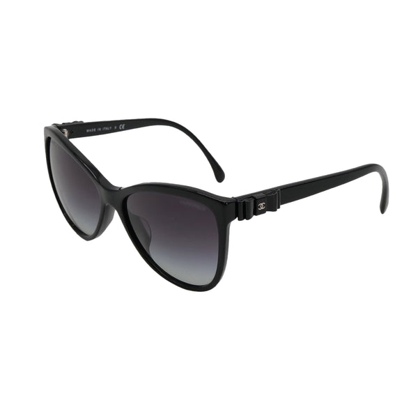 VINTAGE CHANEL COCOMARK SUNGLASSES RIBBON BLACK EYEWEAR 90321067