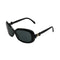 VINTAGE CHANEL COCOMARK SUNGLASSES RIBBON BLACK EYEWEAR 90335644