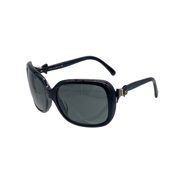VINTAGE CHANEL COCOMARK SUNGLASSES RIBBON BLACK EYEWEAR 90325934