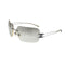 VINTAGE CHANEL COCOMARK SUNGLASSES SILVER EYEWEAR 90321132