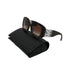 VINTAGE CHANEL COCOMARK SUNGLASSES TORTOISESHELL BEADS BROWN SILVER EYEWEAR 90340387