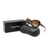 VINTAGE CHANEL COCOMARK SUNGLASSES TORTOISESHELL BROWN EYEWEAR 90334497