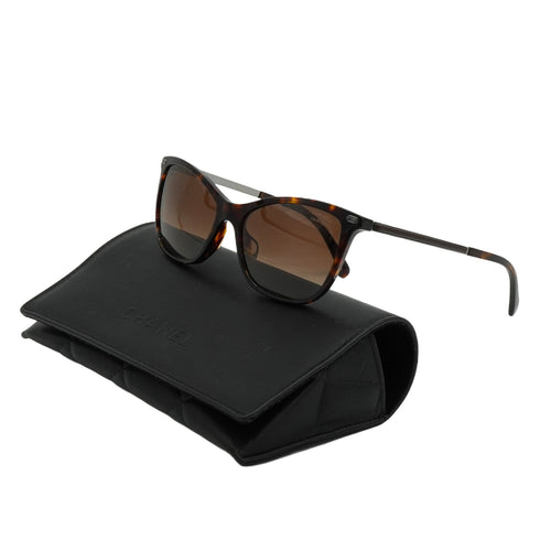 VINTAGE CHANEL COCOMARK SUNGLASSES TORTOISESHELL BROWN EYEWEAR 90345103