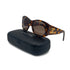 VINTAGE CHANEL COCOMARK SUNGLASSES TORTOISESHELL PATTERN BROWN EYEWEAR 90321110