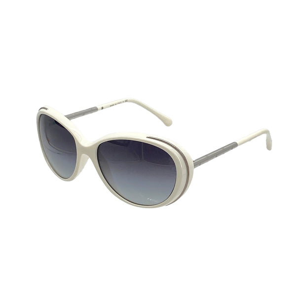 VINTAGE CHANEL COCOMARK SUNGLASSES WHITE EYEWEAR 90324788