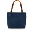 VINTAGE CHANEL COCOMARK TORTOISESHELL CHAIN TOTE BAG BLUE DENIM 90350389