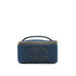 VINTAGE CHANEL COCOMARK VANITY HAND BAG BLUE DENIM GOLD HARDWARE 90340142