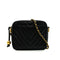 VINTAGE CHANEL COCO BALL CHEVRON V STITCH CHAIN SHOULDER BAG BLACK CAVIAR SKIN GOLD HARDWARE 90349391