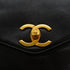 VINTAGE CHANEL COCO BALL TURN LOCK CHAIN SHOULDER BAG BLACK LAMB SKIN GOLD HARDWARE 90343416