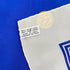 VINTAGE CHANEL COCO BUTTON BORDER PATTERN SCARF BLUE WHITE SILK 90323123
