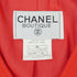 VINTAGE CHANEL COCO BUTTON TWEED COAT RED WOOL 40 96P RTW 90332948