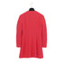 VINTAGE CHANEL COCO BUTTON TWEED COAT RED WOOL 40 96P RTW 90332948
