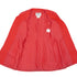 VINTAGE CHANEL COCO BUTTON TWEED COAT RED WOOL 40 96P RTW 90332948