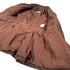 VINTAGE CHANEL COCO BUTTON TWEED JACKET BROWN WOOL 40 01A RTW 90311811