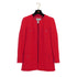VINTAGE CHANEL COCO BUTTON TWEED JACKET SKIRT SET RED WOOL 38 96P RTW 90332947