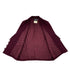VINTAGE CHANEL COCO BUTTON TWEED JACKET SKIRT SET BORDEAUX WOOL 38 RTW 90319638