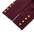 VINTAGE CHANEL COCO BUTTON TWEED JACKET SKIRT SET BORDEAUX WOOL 38 RTW 90319638