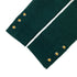 VINTAGE CHANEL COCO BUTTON TWEED LONG COAT DARK GREEN WOOL 40 93A RTW 90319626