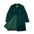 VINTAGE CHANEL COCO BUTTON TWEED LONG COAT DARK GREEN WOOL 40 93A RTW 90319626