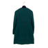 VINTAGE CHANEL COCO BUTTON TWEED LONG COAT DARK GREEN WOOL 40 93A RTW 90319626