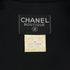 VINTAGE CHANEL COCO BUTTON WAIST CINCHING JACKET BLACK CASHMERE 40 36A RTW 90319635