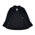 VINTAGE CHANEL COCO BUTTON WAIST CINCHING JACKET BLACK CASHMERE 40 36A RTW 90319635