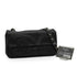 VINTAGE CHANEL COCO MARK CHAIN SHOULDER BAG BLACK LAMB SKIN SILVER HARDWARE 90348325