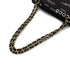 VINTAGE CHANEL COCO PRINT CHAIN SHOULDER BAG BLACK CANVAS GOLD HARDWARE 90324628