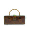 VINTAGE CHANEL COIN PATTERN HAND BAG GREEN ENAMEL GOLD HARDWARE 90318634