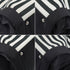VINTAGE CHANEL CRUISE LINE CHAIN SHOULDER TOTE BAG BLACK CANVAS DENIM SILVER HARDWARE 90350349