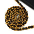 VINTAGE CHANEL DIAMOND STITCH FRINGE CHAIN SHOULDER BAG BLACK CAVIAR SKIN GOLD HARDWARE 90341723