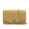 VINTAGE CHANEL DIANA MEDIUM CHAIN SHOULDER BAG BEIGE CAVIAR SKIN GOLD HARDWARE 90350395