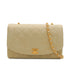 VINTAGE CHANEL DIANA MEDIUM CHAIN SHOULDER BAG BEIGE LAMB SKIN GOLD HARDWARE 90337279