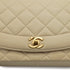 VINTAGE CHANEL DIANA MEDIUM CHAIN SHOULDER BAG BEIGE LAMB SKIN GOLD HARDWARE 90338766