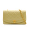 VINTAGE CHANEL DIANA MEDIUM CHAIN SHOULDER BAG BEIGE LAMB SKIN GOLD HARDWARE 90341864