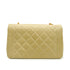 VINTAGE CHANEL DIANA MEDIUM CHAIN SHOULDER BAG BEIGE LAMB SKIN GOLD HARDWARE 90341864
