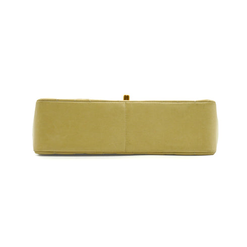 VINTAGE CHANEL DIANA MEDIUM CHAIN SHOULDER BAG BEIGE LAMB SKIN GOLD HARDWARE 90341864