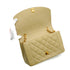 VINTAGE CHANEL DIANA MEDIUM CHAIN SHOULDER BAG BEIGE LAMB SKIN GOLD HARDWARE 90341864